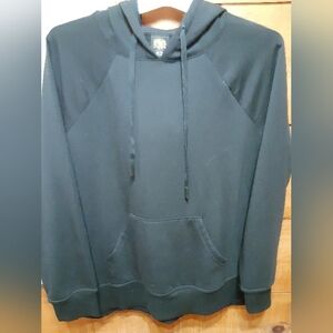 Athletic Works Black Pullover Hoodie with Kangaroo Pocket